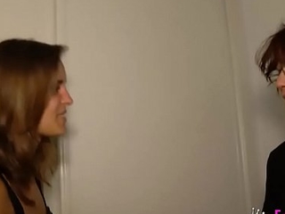 Ainara does lots of abusive belongings in a rented flat and Fucks a horny banker